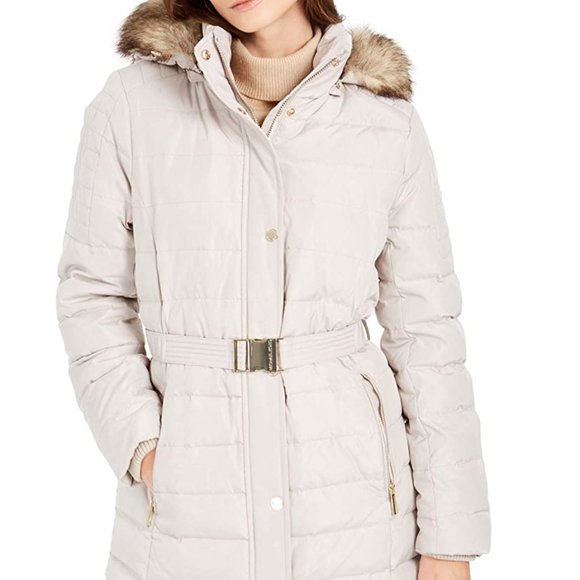 Michael Kors Jackets & Blazers - Michael Kors | Faux-Fur Hooded Down Puffer Jacket